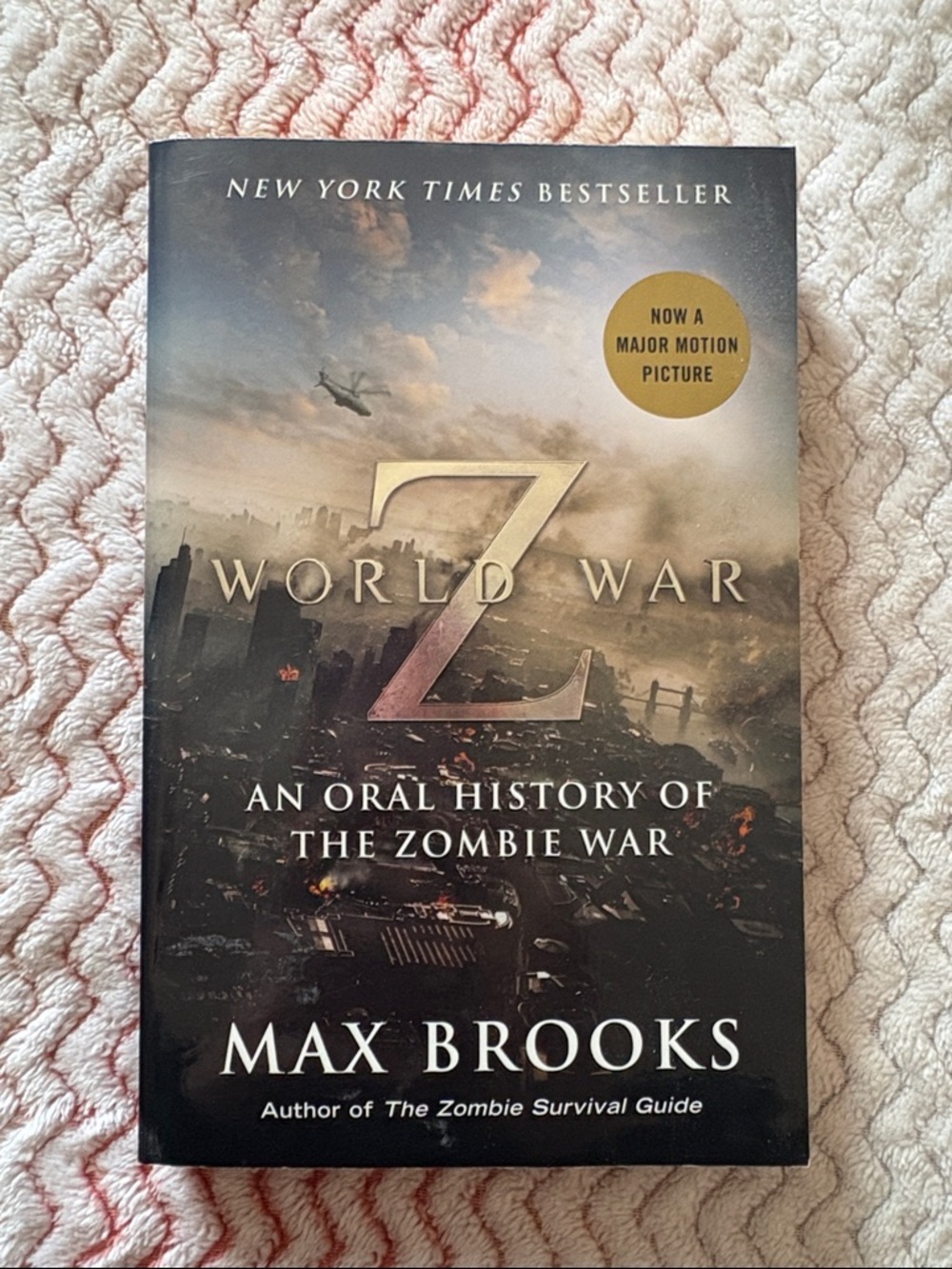 World War Z by Max Brooks - Paperback Motion Picture Cover